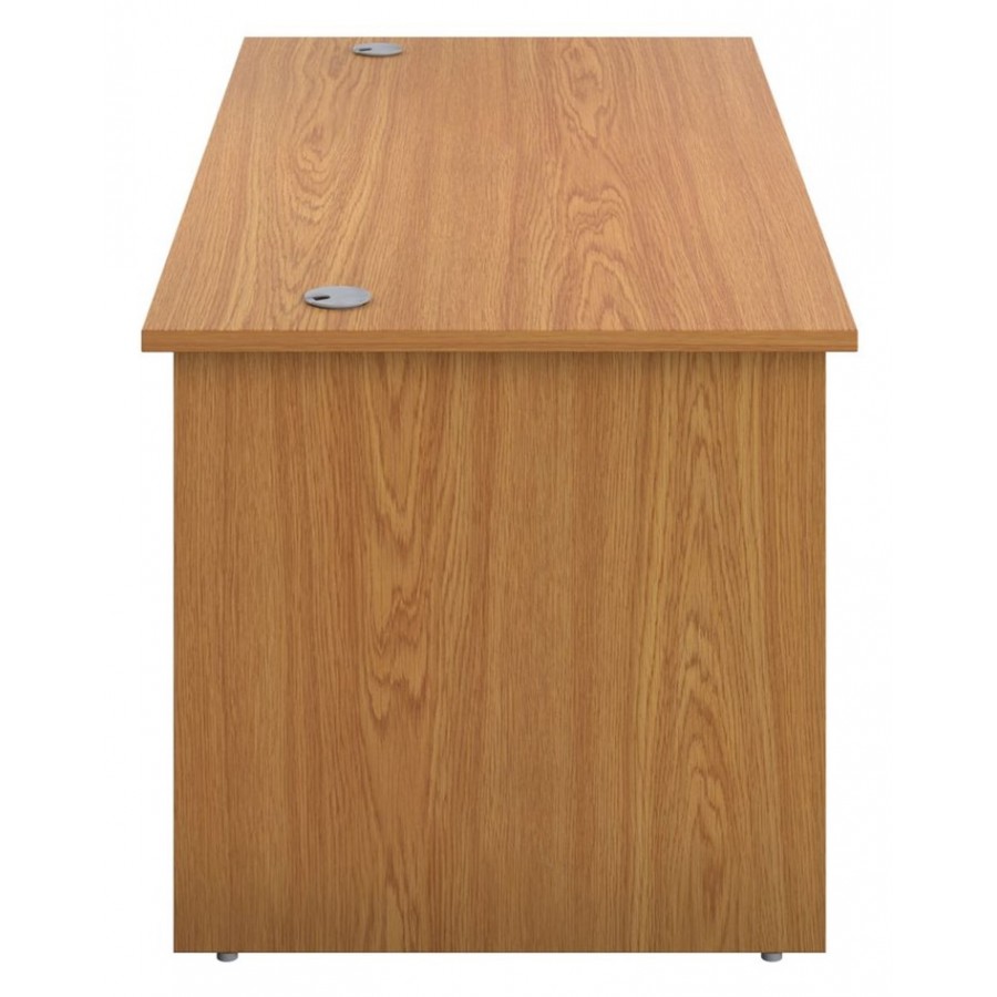 Olton Panel End 800mm Deep Straight Office Desk